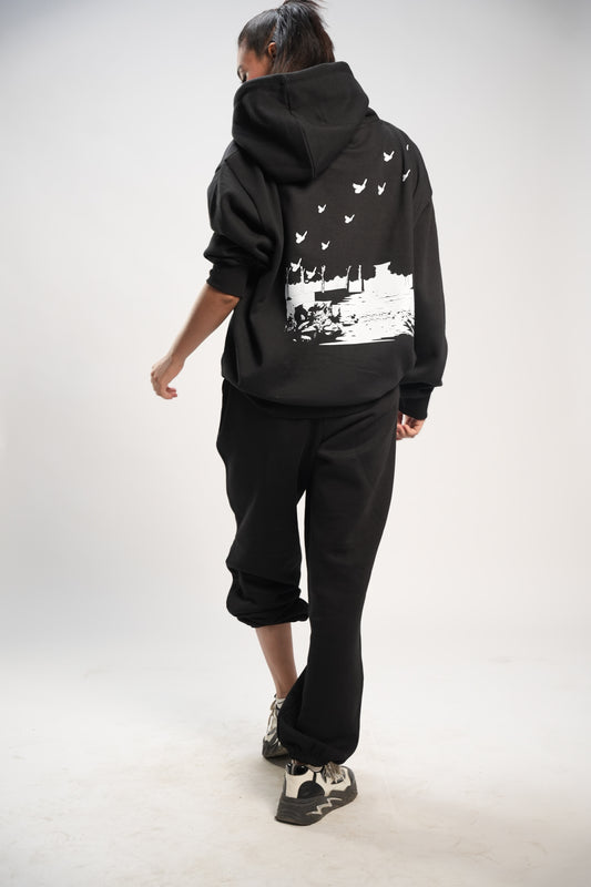 Black Nature Cord Suit