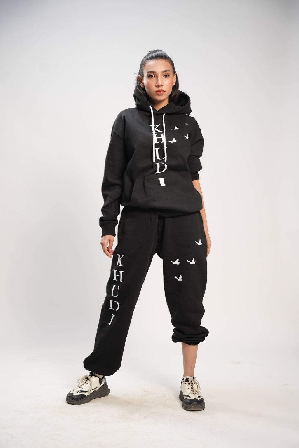 Black Nature Cord Suit