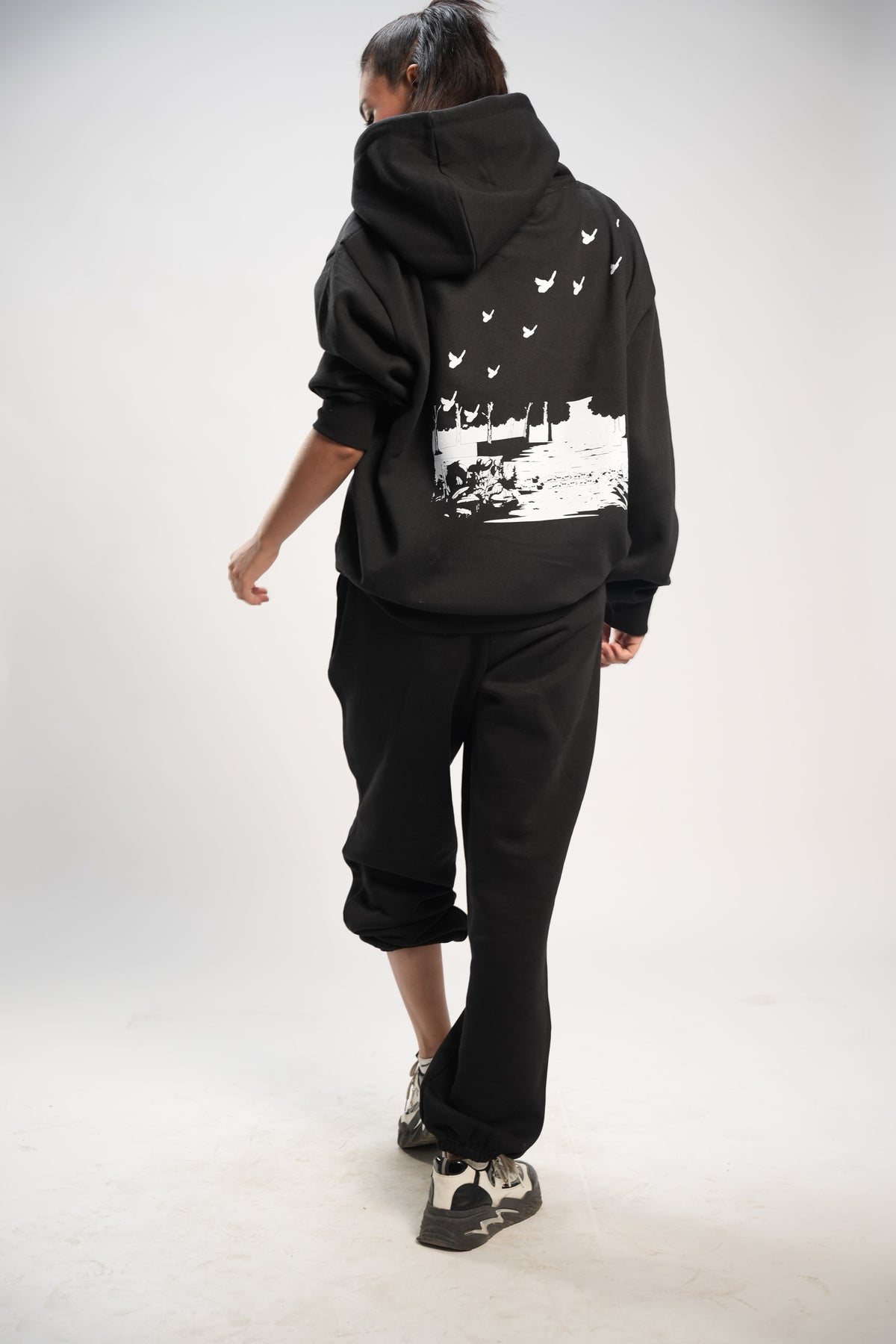 Black Nature Cord Suit