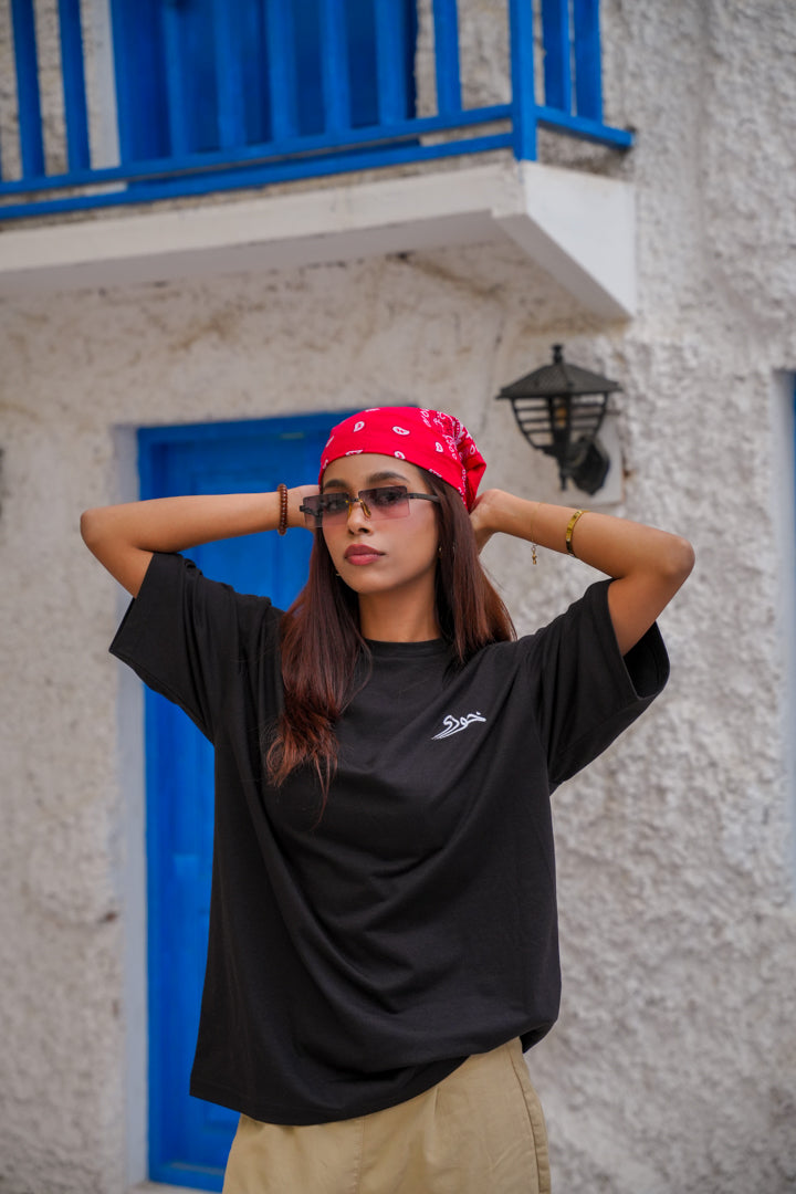 Khudi Midnight Drop Shoulder Tee
